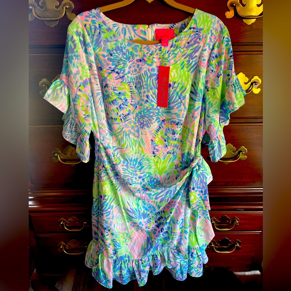 Lilly Pulitzer Darlah Romper dress  “Shell of a party”